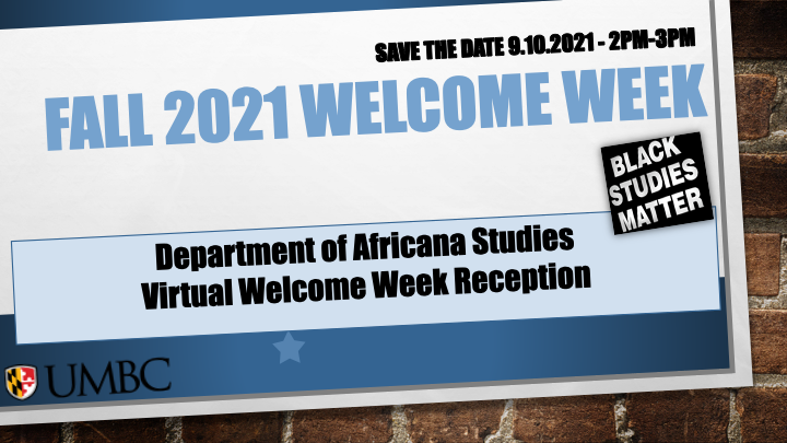 Fall 2021 Welcome Week